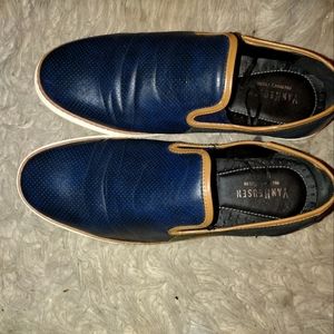 Van Heusen Men Blue Loafers Size 11 Pre-owned in excellent condition